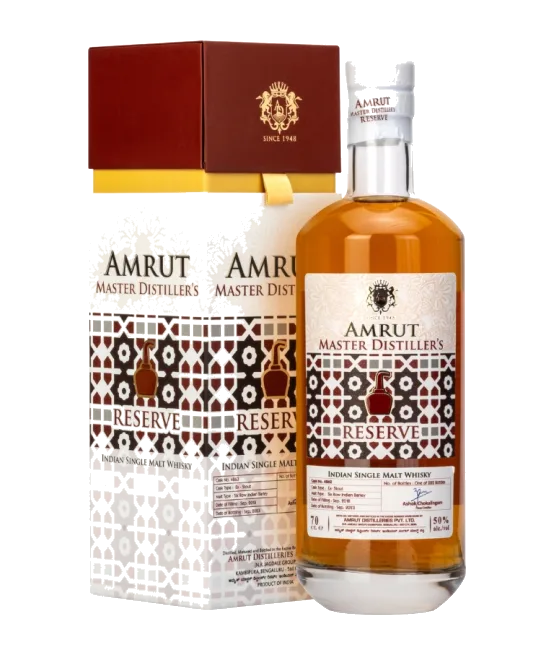 Amrut Master Distiller’s Reserve 2nd Release #3505, fles bij slijterij t Bockje in Bathmen