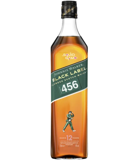 Johnnie Walker Black Label Squid Game Limited Edition, fles bij slijterij t Bockje in Bathmen