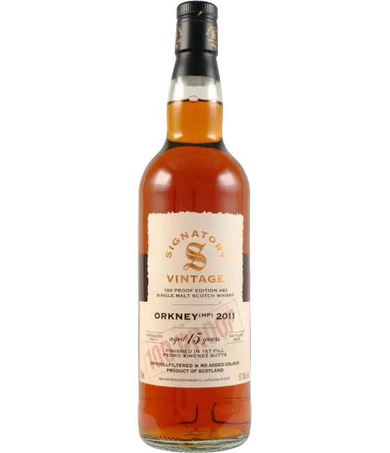 Signatory Vintage Orkney (HP) 2011 100 Proof Edition #83