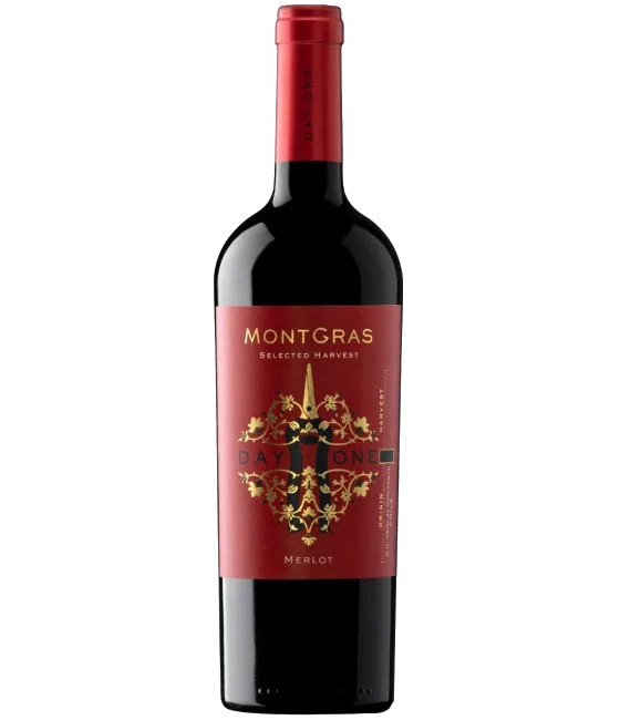 MontGras Day One Merlot, fles bij slijterij t Bockje in Bathmen