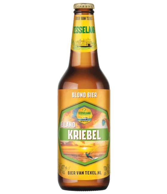Tesselaar Eilandkriebel Blond, fles bij slijterij t Bockje in Bathmen