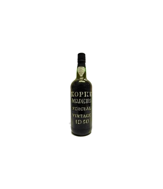 Kopke Madeira Sercial Vintage 1940, fles bij slijterij t Bockje in Bathmen