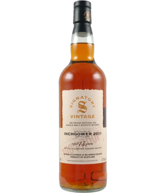 Signatory Vintage Inchgower 2011 13Y, fles bij slijterij t Bockje in Bathmen