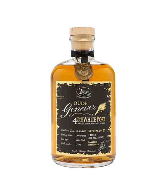 Zuidam Oude Genever White Port 4 Years Old, fles bij slijterij t Bockje in Bathmen