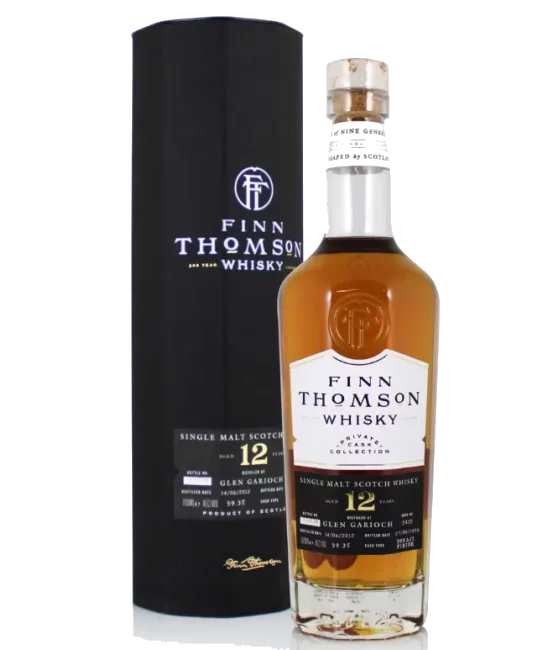 Finn Thomson Glen Garioch 2012 12 Years Old, fles bij slijterij t Bockje in Bathmen