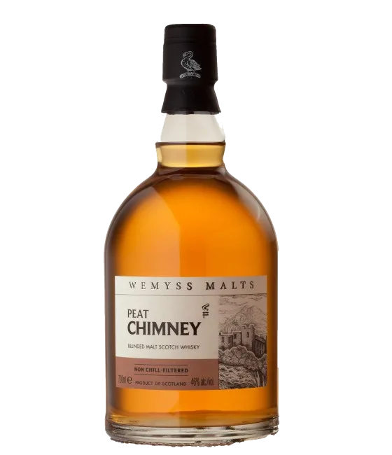 Wemyss Peat Chimney, fles bij slijterij t Bockje in Bathmen