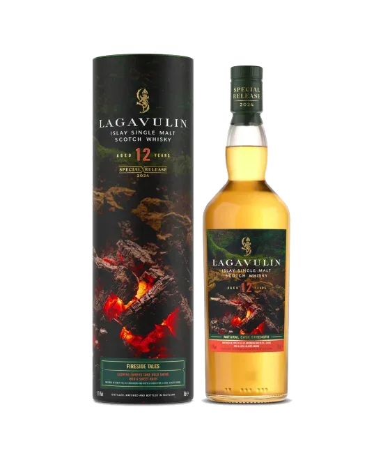 Lagavulin 12 Years Old Fireside Tales Special Release 2024, fles bij slijterij t Bockje in Bathmen