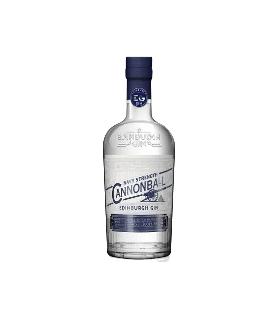 Edinburgh Gin Cannonball Navy Strength, fles bij slijterij t Bockje in Bathmen