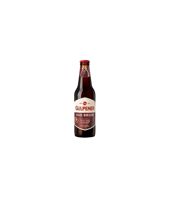 Gulpener Oud Bruin, fles bij slijterij t Bockje in Bathmen