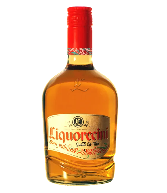 Liquorccini, fles bij slijterij t Bockje in Bathmen