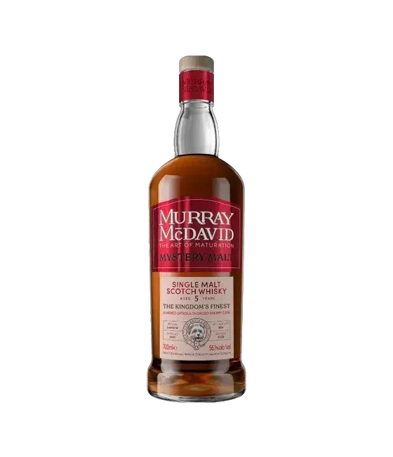 Murray McDavid Mystery Malt The Kingdom’s Finest 5 Years Old 2020, fles bij slijterij t Bockje in Bathmen