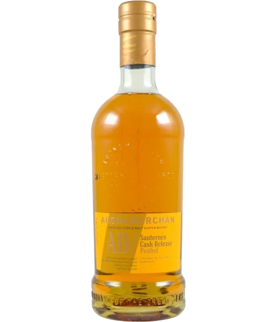 Ardnamurchan AD/ Sauternes Cask Release Peated, fles bij slijterij t Bockje in Bathmen
