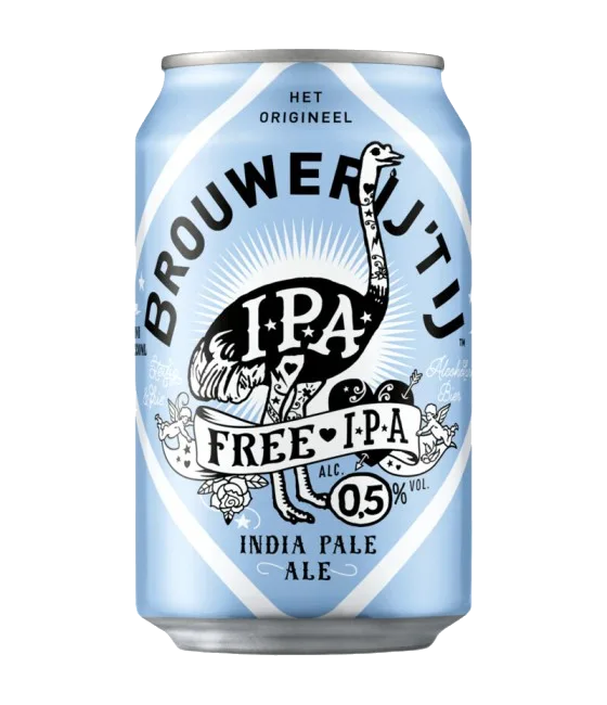 Brouwerij ’t Ij Free IPA alcoholvrij bier, fles bij slijterij t Bockje in Bathmen