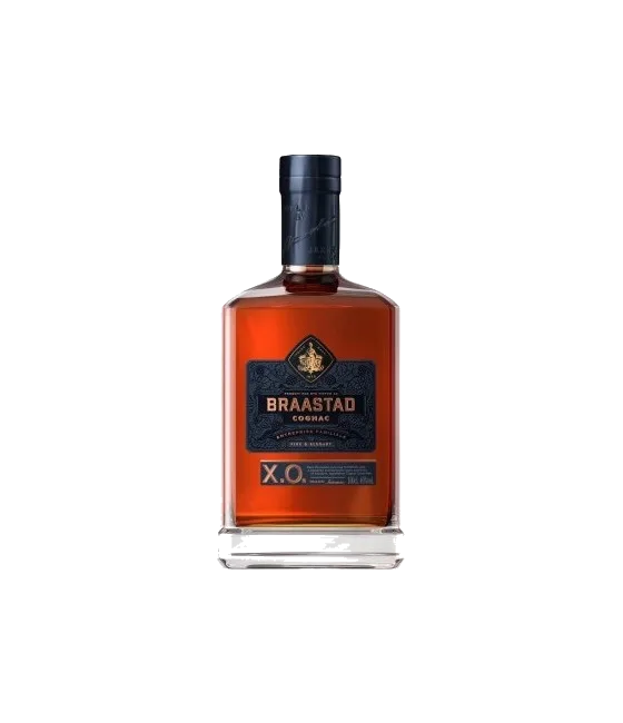 Braastad Cognac XO, fles bij slijterij t Bockje in Bathmen