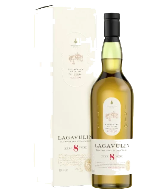Lagavulin 8 Years Old, fles bij slijterij t Bockje in Bathmen