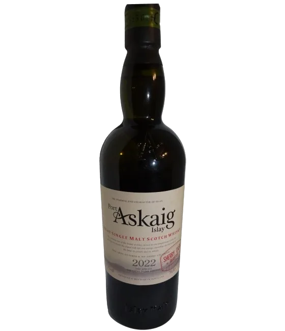 Port Askaig Dihaoine Dubh Edition, fles bij slijterij t Bockje in Bathmen