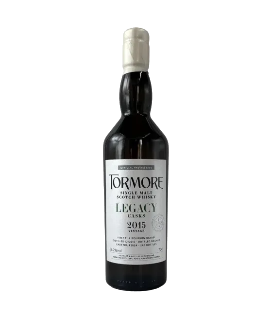 Tormore Legacy Casks 2015 Vintage #2824 B&T Exclusive, fles bij slijterij t Bockje in Bathmen
