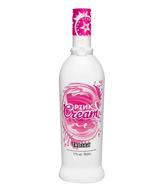 Trojka Pink Cream, fles bij slijterij t Bockje in Bathmen