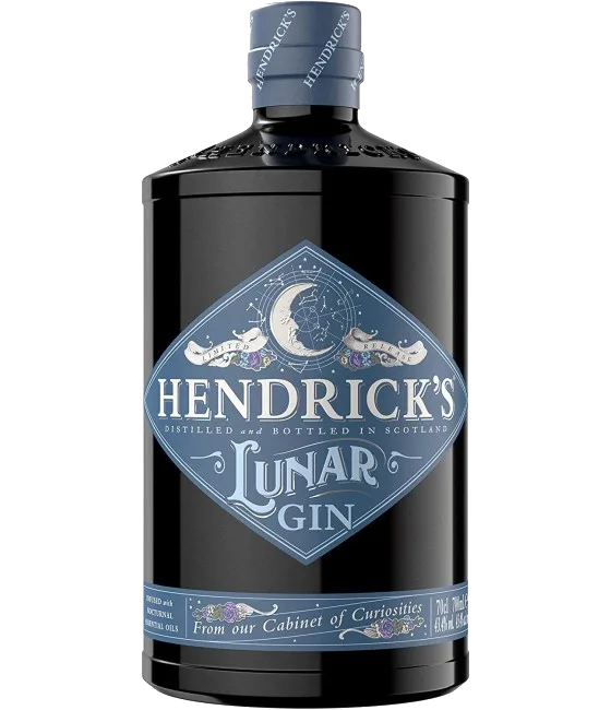 Hendrick’s Lunar Gin, fles bij slijterij t Bockje in Bathmen