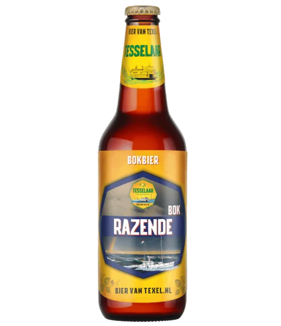 Tesselaar Razende Bok, fles bij slijterij t Bockje in Bathmen