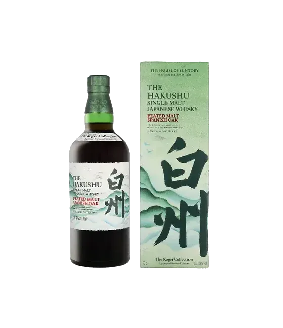 Hakushu Kogei Collection Peated Malt Spanish Oak, fles bij slijterij t Bockje in Bathmen