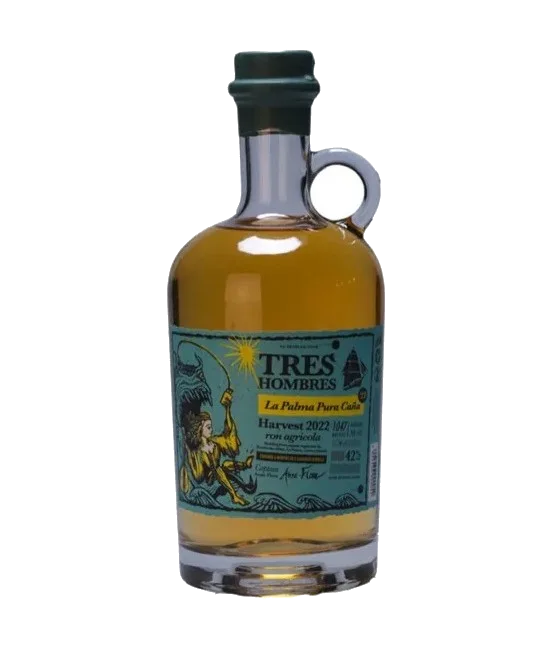 Tres Hombres Rum Ed. 60 La Palma Pura Cana, fles bij slijterij t Bockje in Bathmen