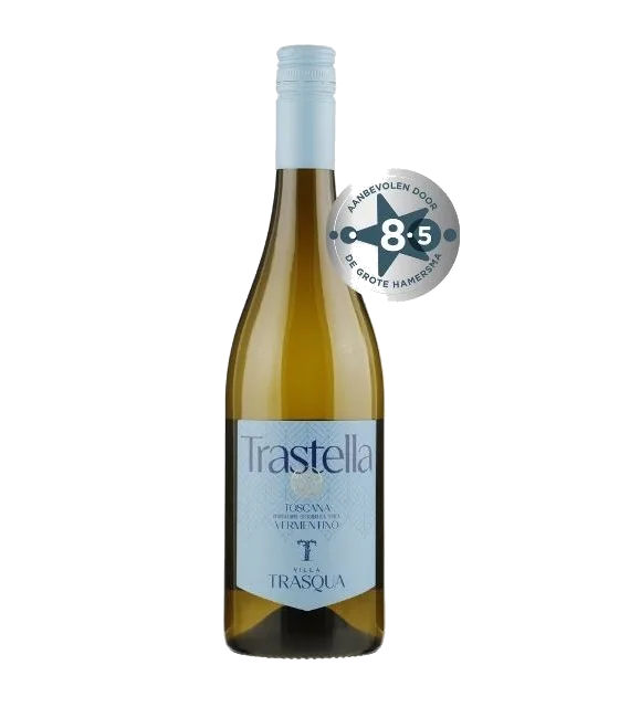 Villa Trasqua Trastella Vermentino di Toscana, fles bij slijterij t Bockje in Bathmen