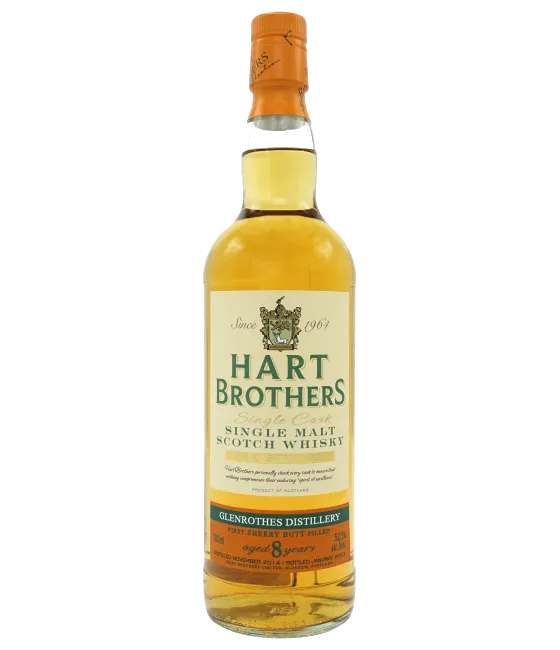 Hart Brothers Blended 8 Years Old, fles bij slijterij t Bockje in Bathmen