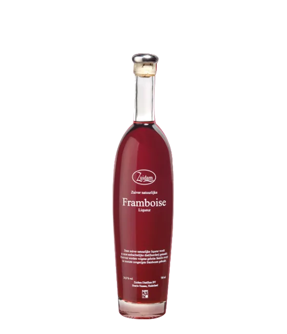 Zuidam Framboise, fles bij slijterij t Bockje in Bathmen