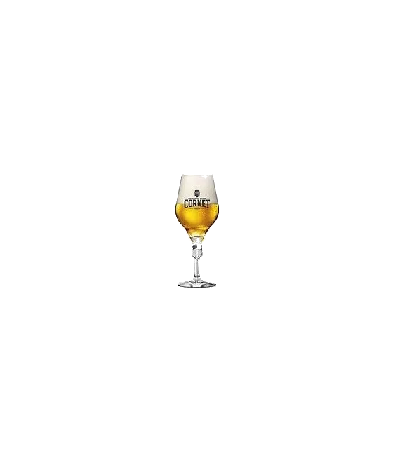Cornet glas, fles bij slijterij t Bockje in Bathmen