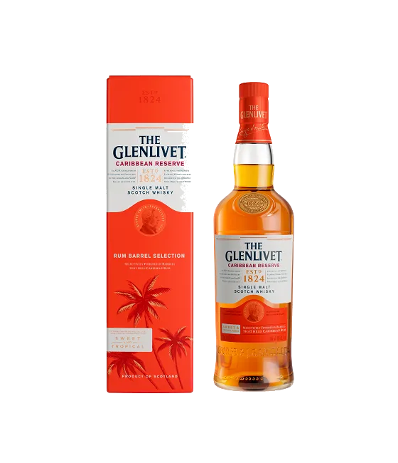 The Glenlivet Caribbean Reserve, fles bij slijterij t Bockje in Bathmen