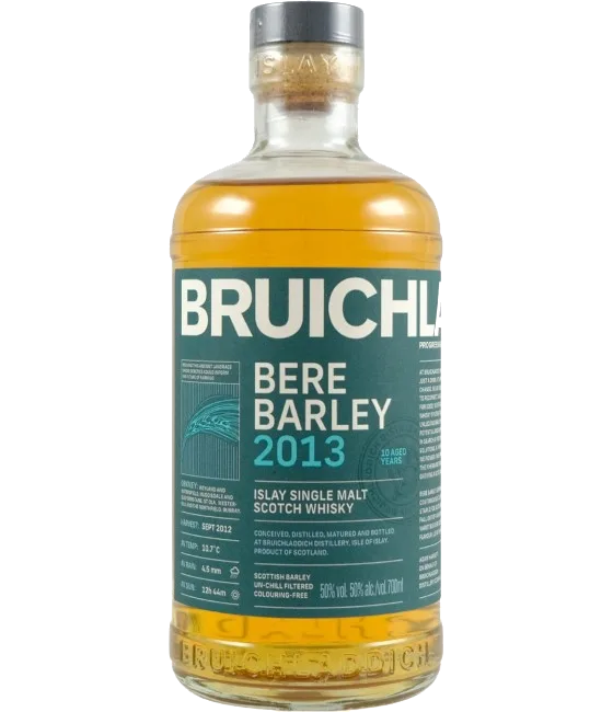 Bruichladdich Bere Barley 2013, fles bij slijterij t Bockje in Bathmen