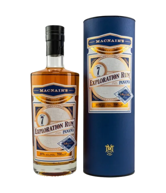 MACNAIR’S 7YO Panama Exploration Rum, fles bij slijterij t Bockje in Bathmen