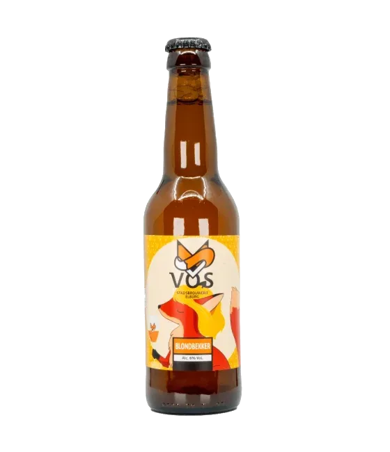 Vos Blondbekker, fles bij slijterij t Bockje in Bathmen