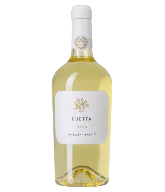 Masca del Tacco l’Uetta Fiano, fles bij slijterij t Bockje in Bathmen