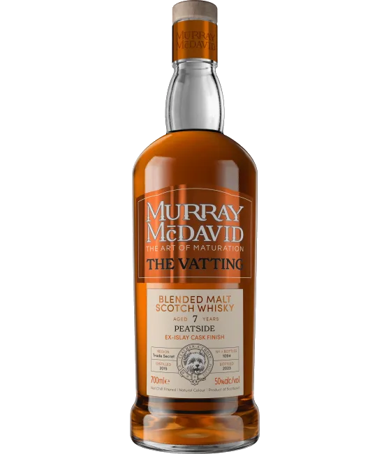 Murray McDavid The Vatting Peatside 7Y 2015 Ex-Islay Cask, fles bij slijterij t Bockje in Bathmen