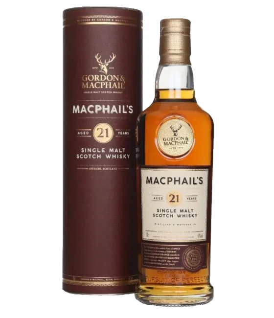 Gordon & MacPhail MacPhail’s 21 Years Old Single Malt, fles bij slijterij t Bockje in Bathmen