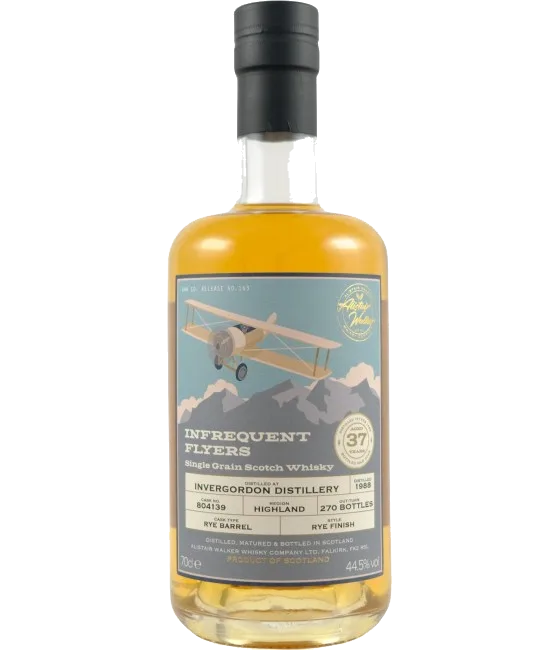 Infrequent Flyers Invergordon 37 Years Old 1988, fles bij slijterij t Bockje in Bathmen