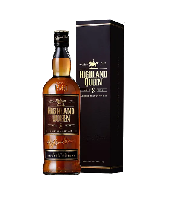 Highland Queen 8 Years, fles bij slijterij t Bockje in Bathmen