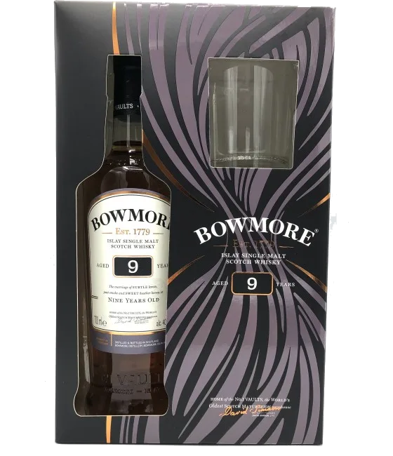 Bowmore 9 Years Old, fles bij slijterij t Bockje in Bathmen