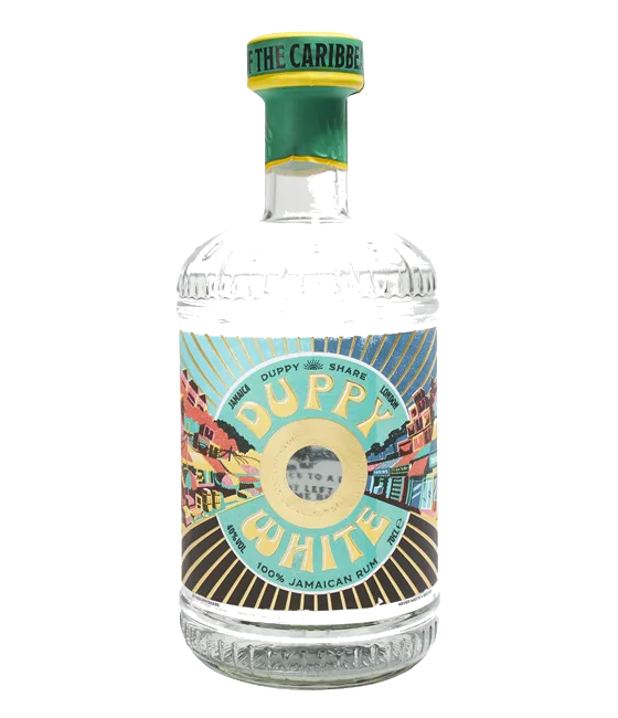 Duppy Share White Caribbean Rum, fles bij slijterij t Bockje in Bathmen