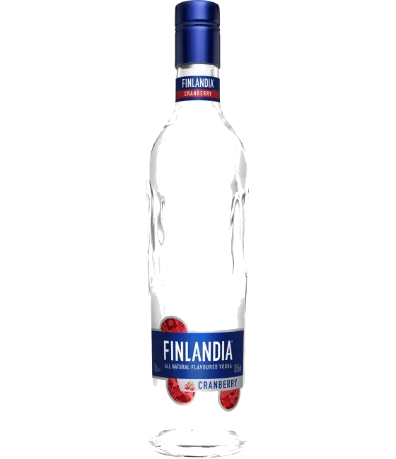 Finlandia Cranberry, fles bij slijterij t Bockje in Bathmen