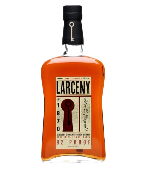 Larceny 92 proof, fles bij slijterij t Bockje in Bathmen