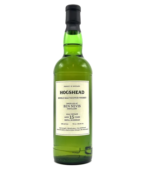 Hogshead 15 Years Old Ben Nevis 2010, fles bij slijterij t Bockje in Bathmen