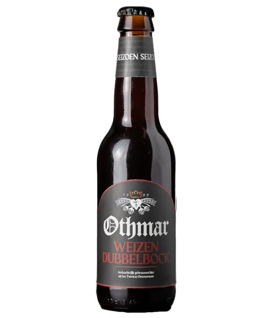 Othmar Weizen Dubbelbock, fles bij slijterij t Bockje in Bathmen