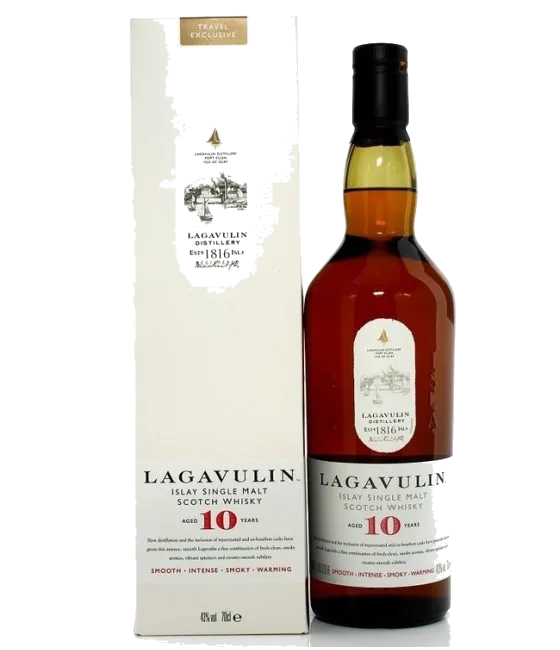 Lagavulin 10 Years Old, fles bij slijterij t Bockje in Bathmen