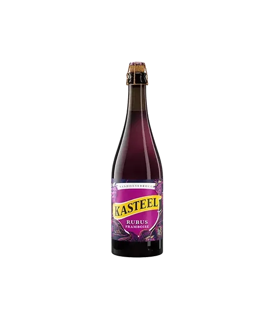 Kasteel Rubus Framboise, fles bij slijterij t Bockje in Bathmen