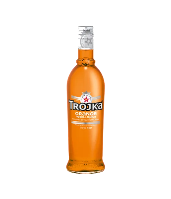 Trojka Orange, fles bij slijterij t Bockje in Bathmen