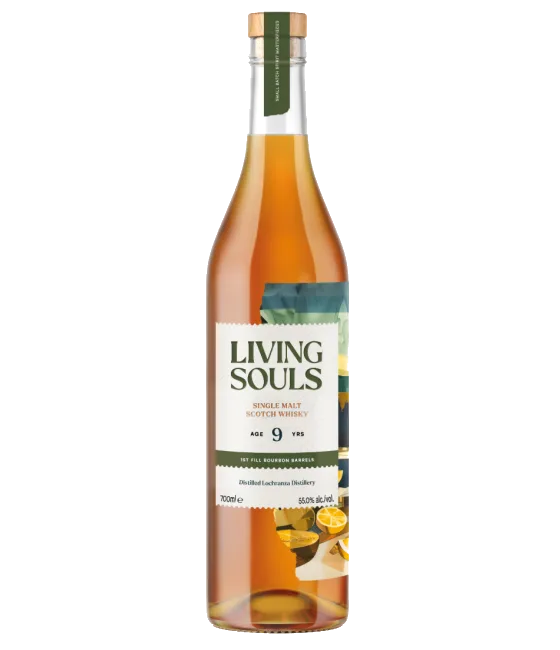 Living Souls Lochranza 9 Years Old, fles bij slijterij t Bockje in Bathmen
