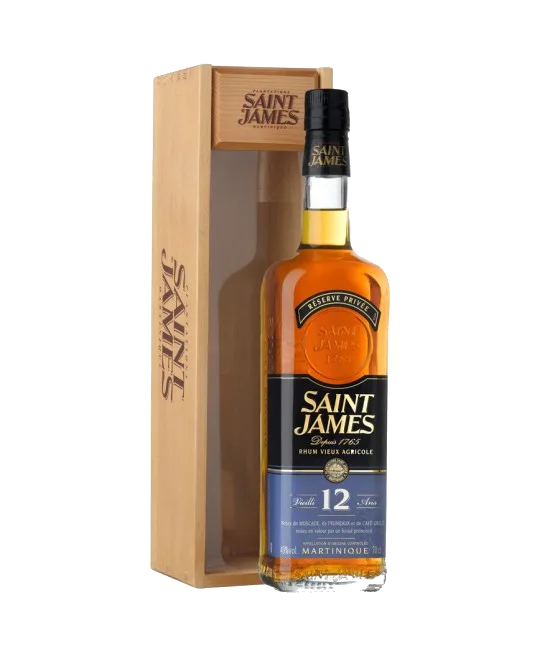 SAINT JAMES RUM 12 Years Old, fles bij slijterij t Bockje in Bathmen